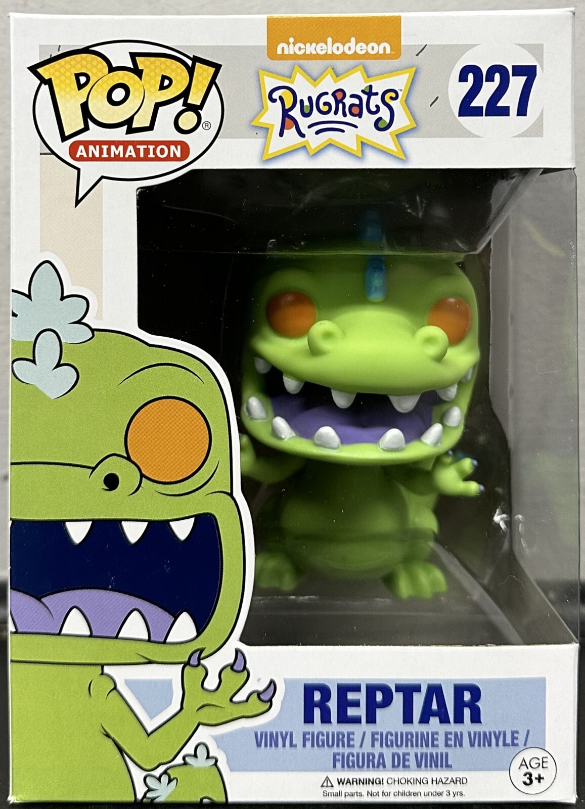 Funko Pop! Animation: Nickelodeon Rugrats Reptar #227 New W/Protector