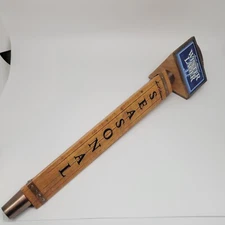 Samual Adams Wooden Beer Tap Handle Seasonal Brew Changeable Sign Man Cave