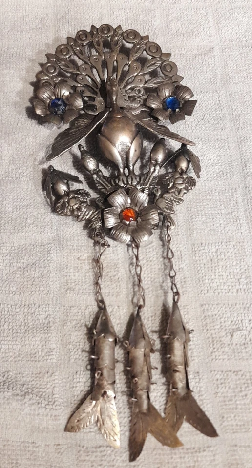 Spilla Argento peruviana - Immagine 2 di 4