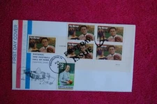 Legendary Coach Pop Warner Stamps FDC William Cachet Sc#3144,3148 Football 13977