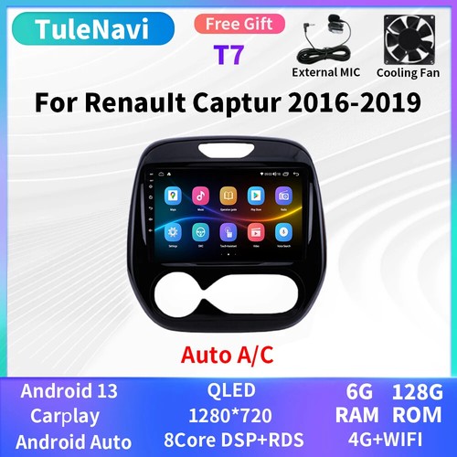 For Renault Captur Kaptur 2016-19 Carplay GPS Car Radio Multimedia Video Stereo - Picture 34 of 40