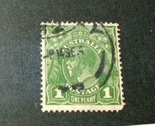 Australia Stamp Scott# 67 King George V 1926-30 Used H210