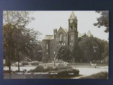 Owatonna Minnesota MN Court House Steele County Real Photo Postcard RPPC 1930-50
