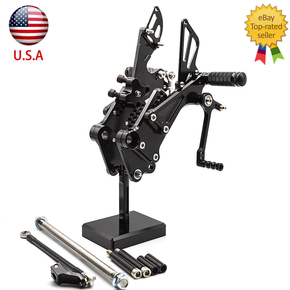 For KTM RC250 RC390 2013-2022 Adjustable CNC Rearset Footpeg Pedal