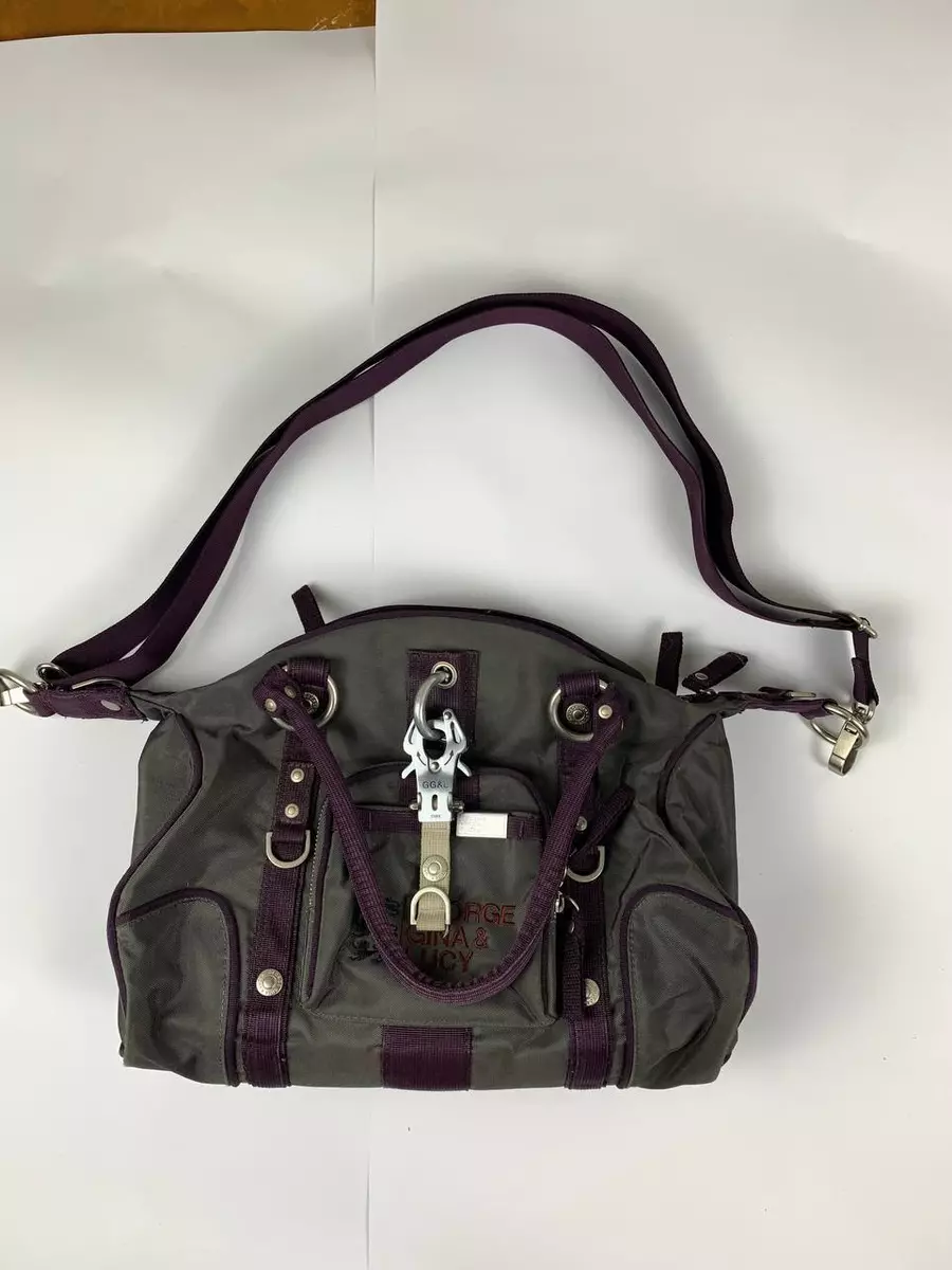 George Gina Lucy Cortina Borsa Deluxe Grigia Nera Borsa a tracolla