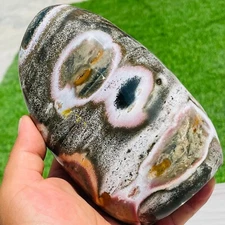 3.33lb Natural Colorful Ocean Jasper Crystal Freeform Display Mineral Specimen