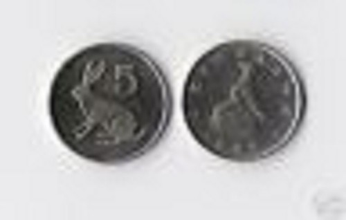 ZIMBABWE 5 CENTS KM-2 1997 BIRD RABBIT UNC ANIMAL RHODESIA MONEY AFRICAN COIN - Picture 4 of 4