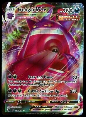 ポケモンカード V VMAX Gengar VMax 157/264 Full Art Ultra Rare - 2021 Pokemon