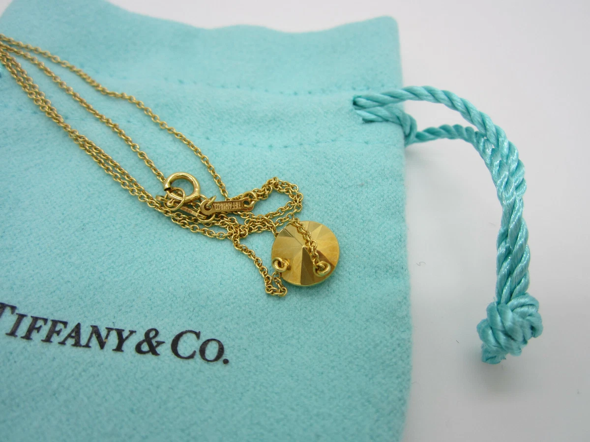 TIFFANY & CO Return to Tiffany 18ct yellow-gold pendant necklace