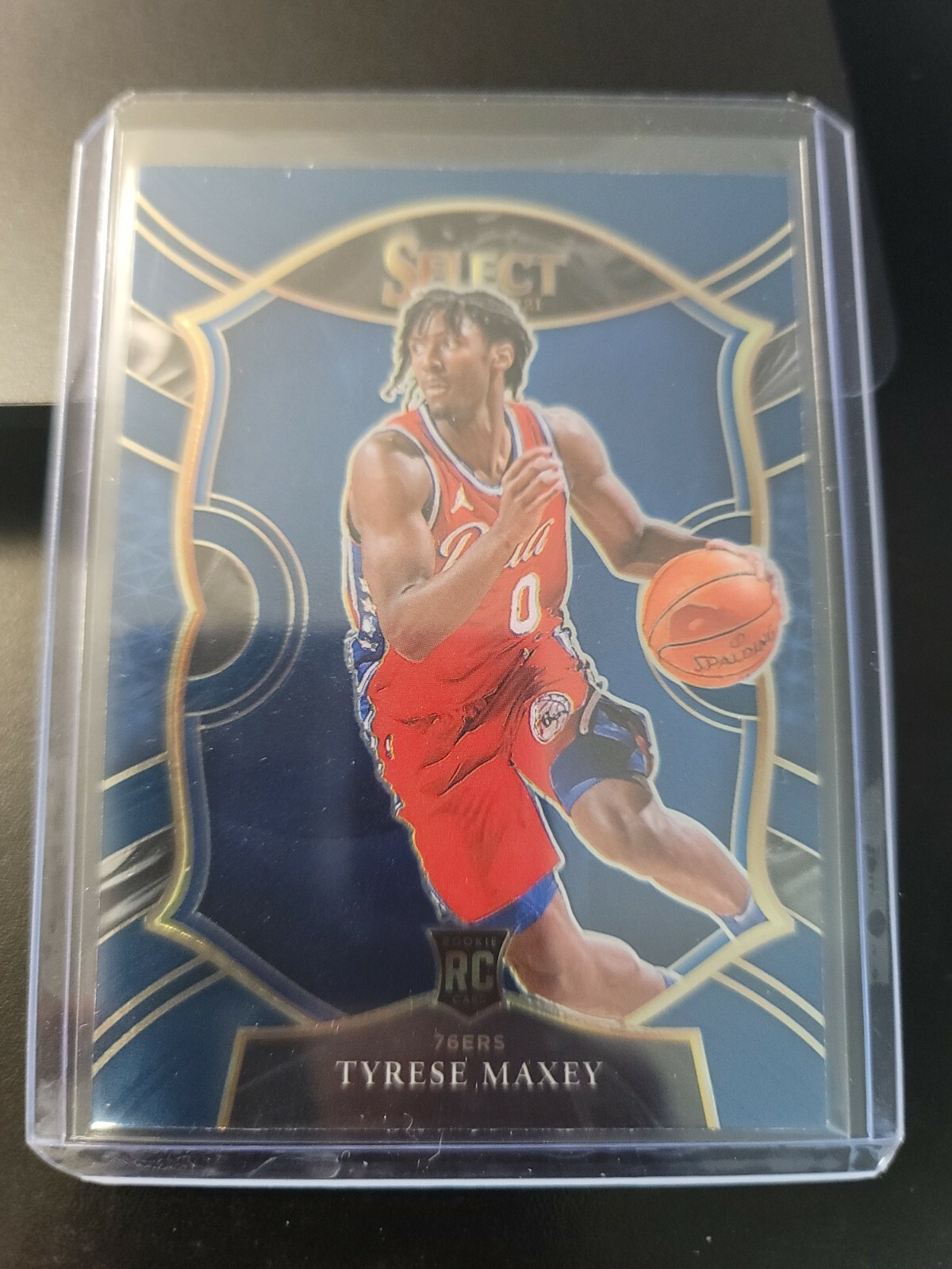 2020-21 Select TYRESE MAXEY Rookie Card Blue Prizm #81 Concourse 76ERS + Rookies