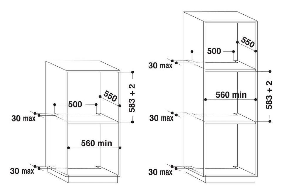 Indesit Forno incasso (65Lt) Ifvr 800 H Av Avena classe A (L60cm) - Immagine 2 di 4