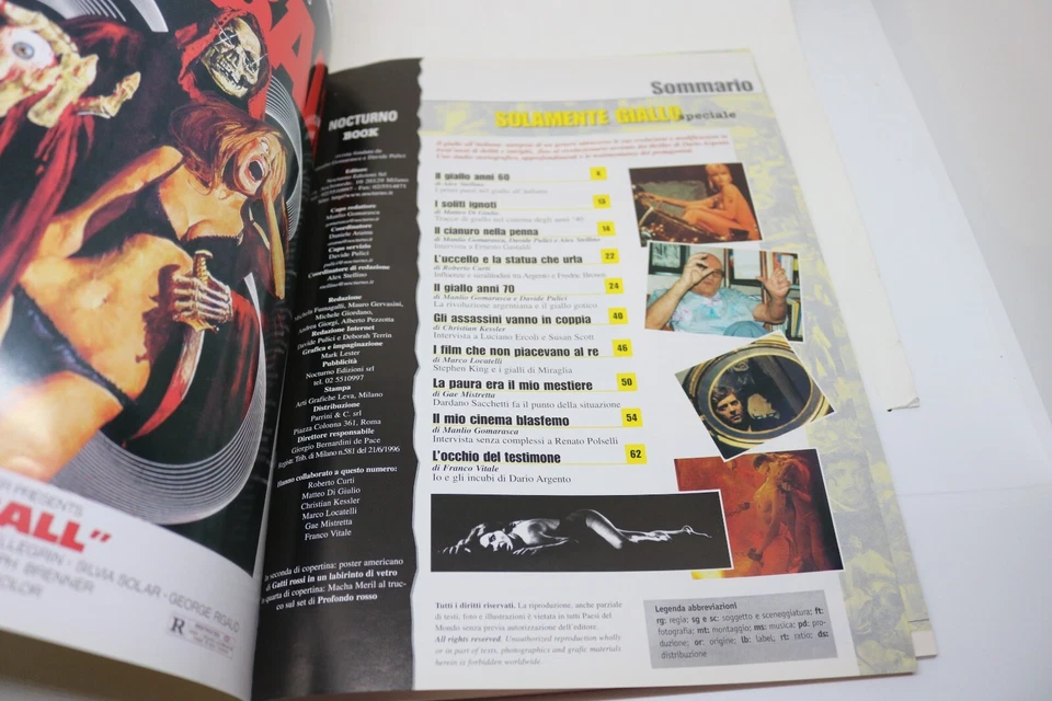 NOCTURNO BOOK n 7, SOLAMENTE GIALLO personaggi, luoghi e paure del giallo all'it - Immagine 4 di 4