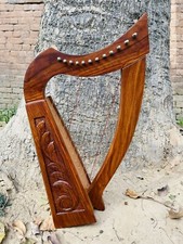 Irish Harp 12 Strings Celtic Lyre Harp Solid Rosewood Authentic Baby Harps