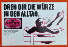 6. Roth H&auml;ndle Schwarze Hand Tabak Tobacco Werbeanzeige Werbung Reklame 1982