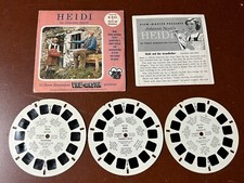 View-Master Johanna Spyre Heidi 3 Reel Packet B425 B 425 With Booklet