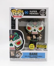 Funko POP! DC Dia De Los Bane Glow 412 EE Exclusive w/ .38mm POP! Protector
