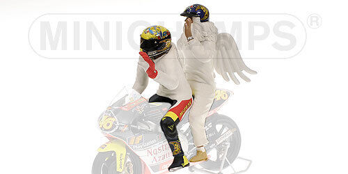 1:12 Minichamps Pilota V. Rossi + Angel Gp 250 Rio W.C. 1999 312990096  Modellin - Photo 1/2