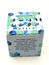 New in Box Soma Cube 240 Solutions  Unique Puzzle  Curiosity Box by Vsauce
