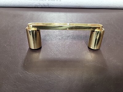 Baldwin 4718-030 Solid Brass 3.5 In Centers Drawer Pull In Polished Brass