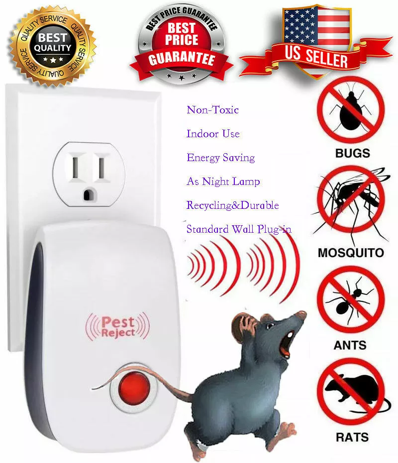 Get Pest Rejection Pro Ultrasonic Pest Control 300 Square Meters