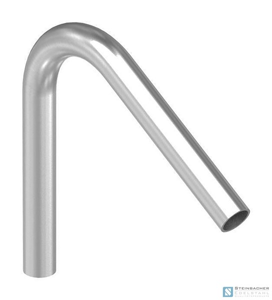 Edelstahl Rohrbogen 120°, Aus Rohr 33,7 X 2,5Mm, Radius-Mitte: 78Mm, V2A-image