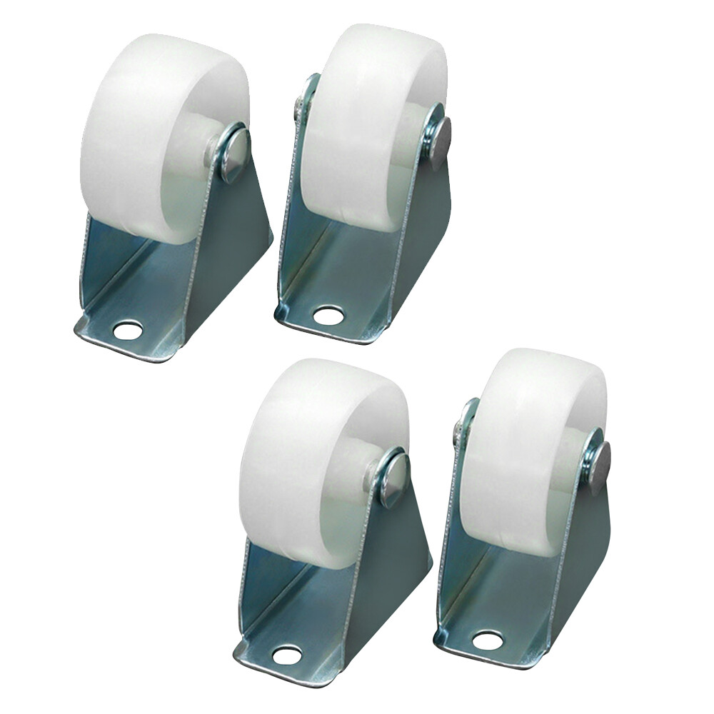 4Pcs Fixed Caster Wheels 1.25 inch Orienteering Wheels Home Caster