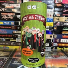 Bowling Zombies Tabletop Game 2019 University Games Corp Complete Wood Figures