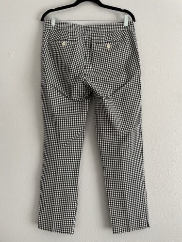 Pantalones Talbots Talla 8 Gingham Chatham Tobillo Carrera Trabajo Oficina - Imagen 4 de 9