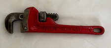 VINTAGE Very Clean Light Use 6" RIDGID Pipe Wrench Ridge Tool Co Elyria, OH USA