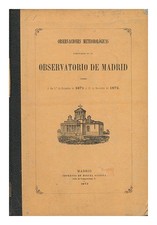 Observatorium Von Madrid Meteorologische Beobachtungen Im Observatorium D