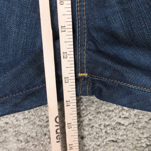 Gap Jeans Mens 40x32 Blue Loose Straight Baggy Comfort Whisker Faded Denim Pants - Picture 5 of 12