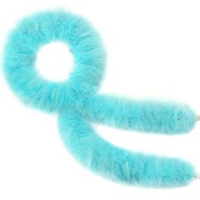 Blue Marabou Feather Boa 2 Yards 45g Light Costume Halloween Party Decoration