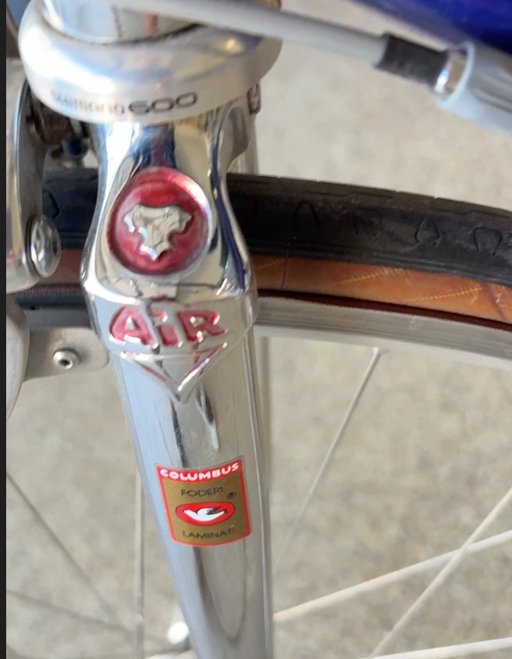 Tommasini Sintesi 1999 59 cm azul - Columbus Neuron Steel - Ultegra 6500 9 velocidades Foto 4 de 4