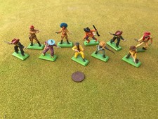 9 BRITAINS DEETAIL + 1 HERALD COWBOYS 1970s FREE UK POSTAGE