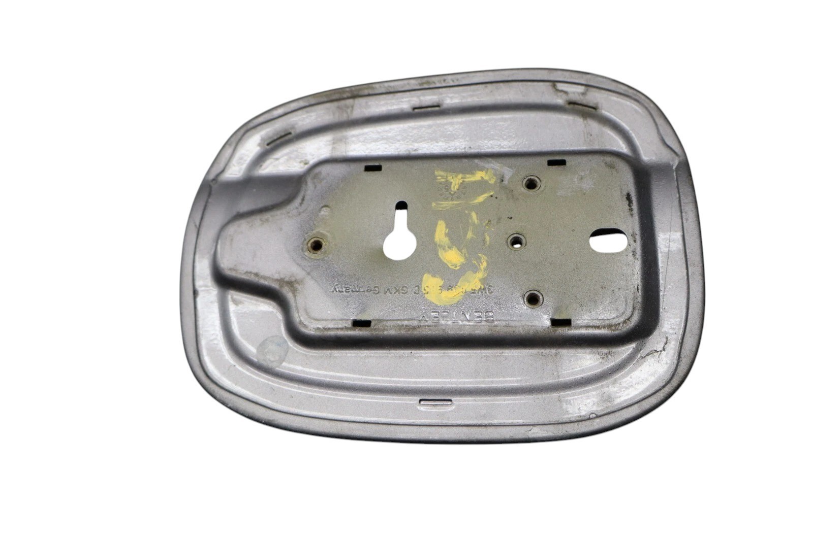 06-12 Bentley Continental Rear Fuel Gas Filler Door Flap Silver 3W5809905C Oem