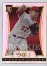 2013 Panini Select Silver Prizm 18/99 Nate Karns Nathan Karns #174 0e2x