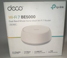 TP-Link Deco BE5000 Wi-Fi 7 Dual-Band Mesh Router, 6Gbps Wireless, Deco BE25
