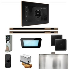 Mr Steam XDream Max Steam Pkg w/iSteamX Ctrl-Linear Steamhead-Blk Nouveau Brnz