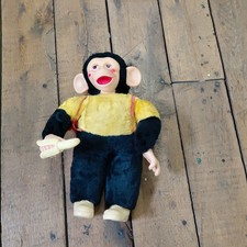 Vintage Zippy the Monkey Mr. Bim Plush Doll From 1950s or 1960s 18  Tall