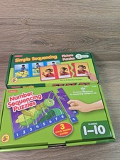 Lakeshore Simple Sequencing  Numbers Puzzles. Pre-k ASD Sped. 100 Complete
