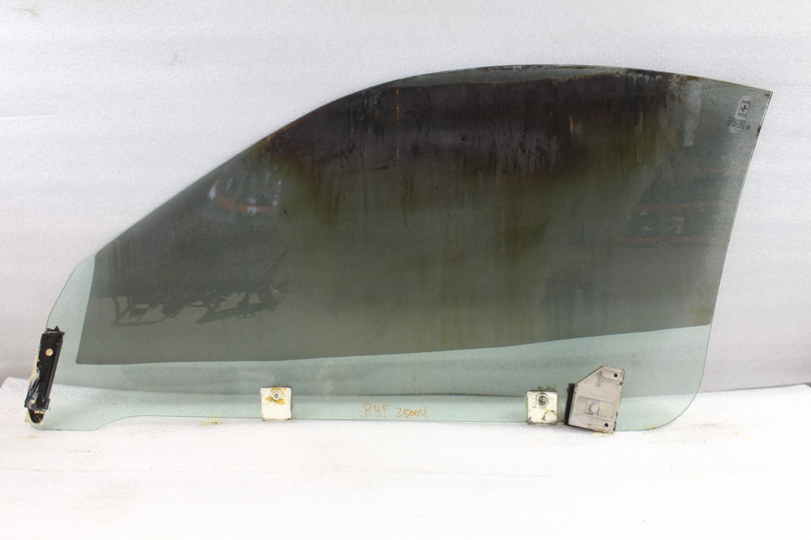 Ferrari F430, 360, RH, Front Door Glass, Smoke Dmg, Used, P/N 65786100