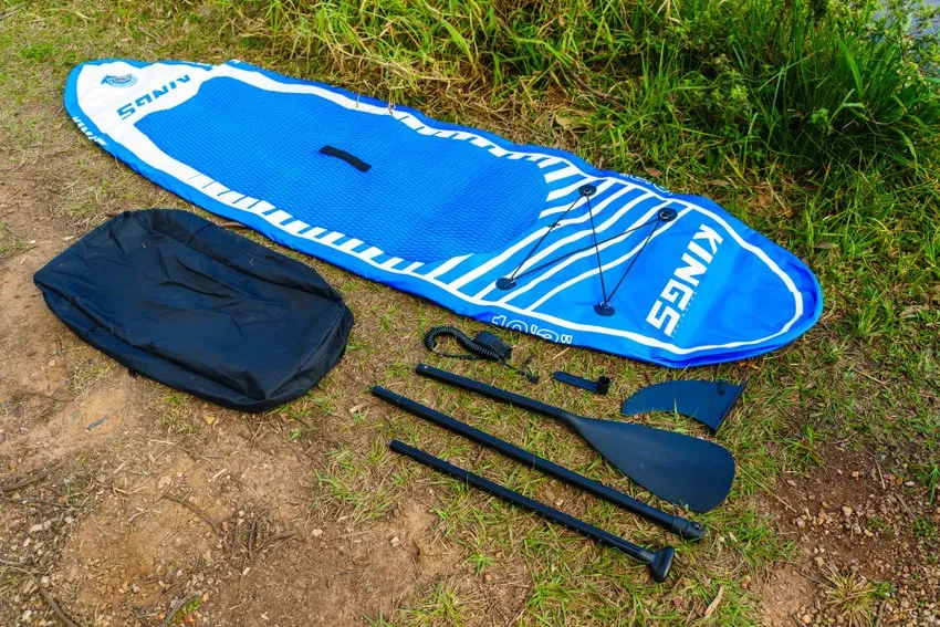 Kings Inflatable Stand Up Paddle Board 10’2 + 15L Waterproof Dry Bag - image 4 of 4