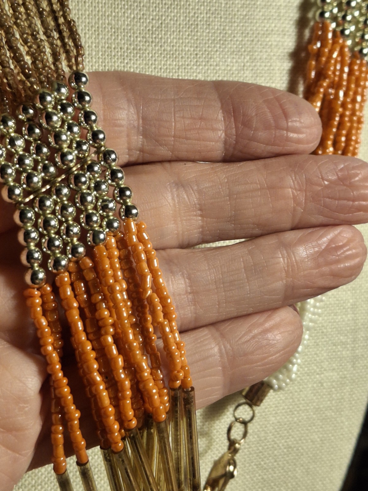 Aldo signed Multi-Strand Statement Beaded Necklac… - image 4