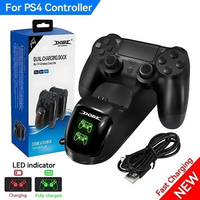 Neue PS4 Ladestation Drahtlose Schnelle Ladegerät Für Game Controller LEDAnzeige