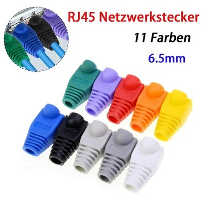  RJ45 Stecker Netzwerkstecker Cat5e Cat6 Patchkabel Netzwerkkabel LAN Stecker DE