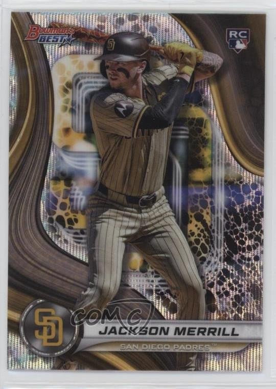 2024 Bowman's Best Wave Refractor Jackson Merrill #56 1rg0