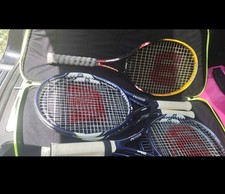 Wilson NCode Tennis Rackets Set Of 5 And Case