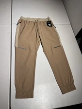 Under 510 Joggers Men’s 34X26 Athletic Pocket Pants Gym Sports Brown Tan