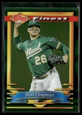 Matt Chapman 2021 Topps Finest Flashbacks #104 Oakland Athletics