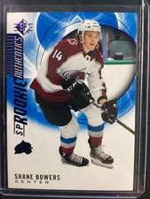 2020-21 SP - Rookie Authentics Blue #108 Shane Bowers (RC) Colorado Avalanche